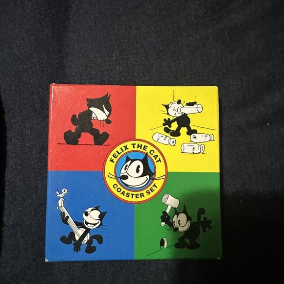 FELIX THE CAT COASTER SET - Picture 1 of 2